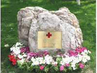 Peace inswcription from Red Cross